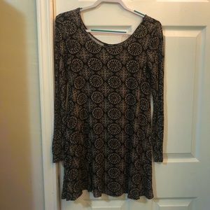 Scoop Neck Tshirt Dress